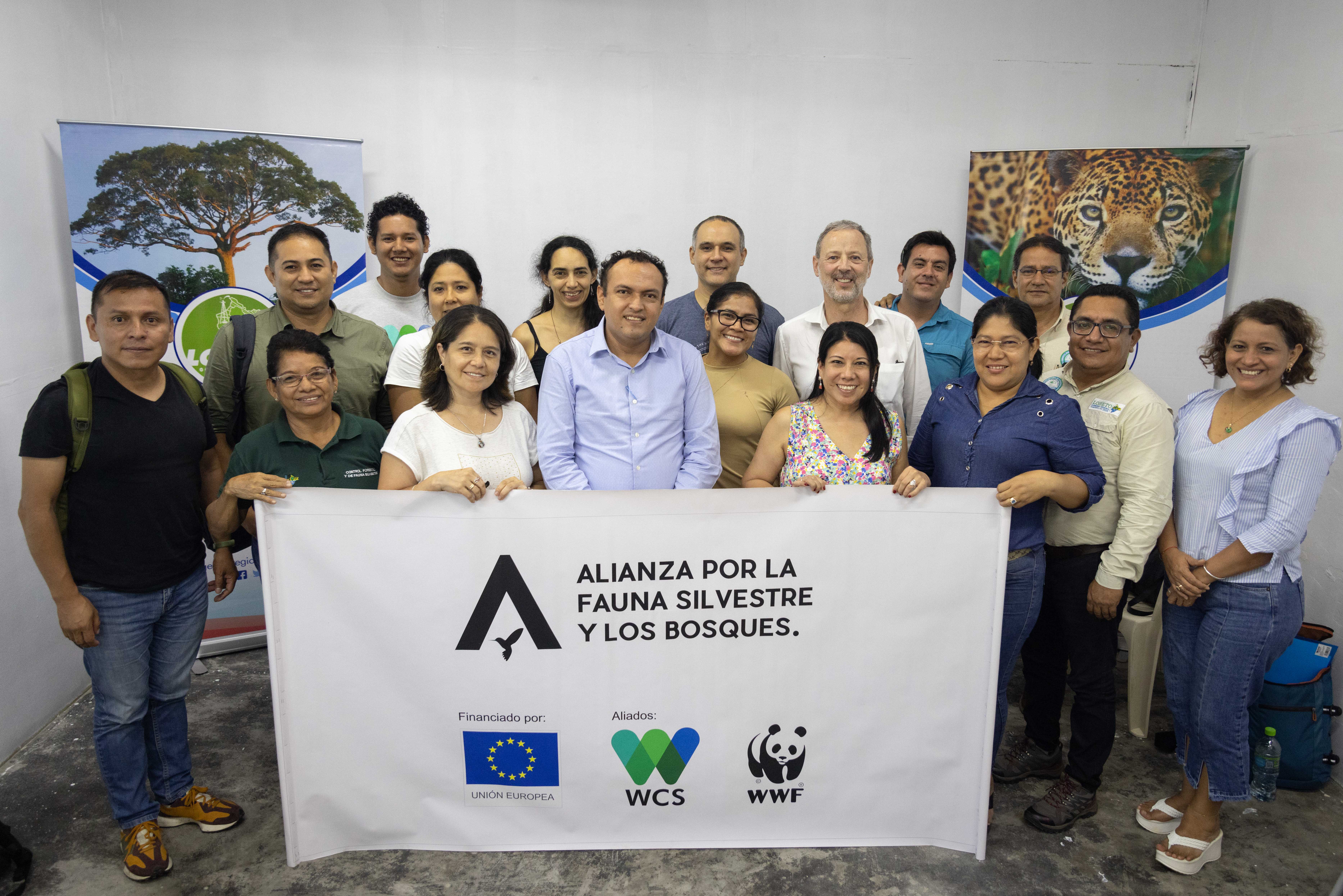 La Unión Europea visitó experiencias para combatir el tráfico de fauna silvestre y madera en la región de Loreto